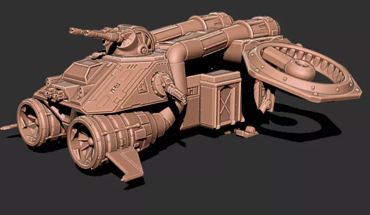 Thunderbird Heavy Assault Transport 3D print model