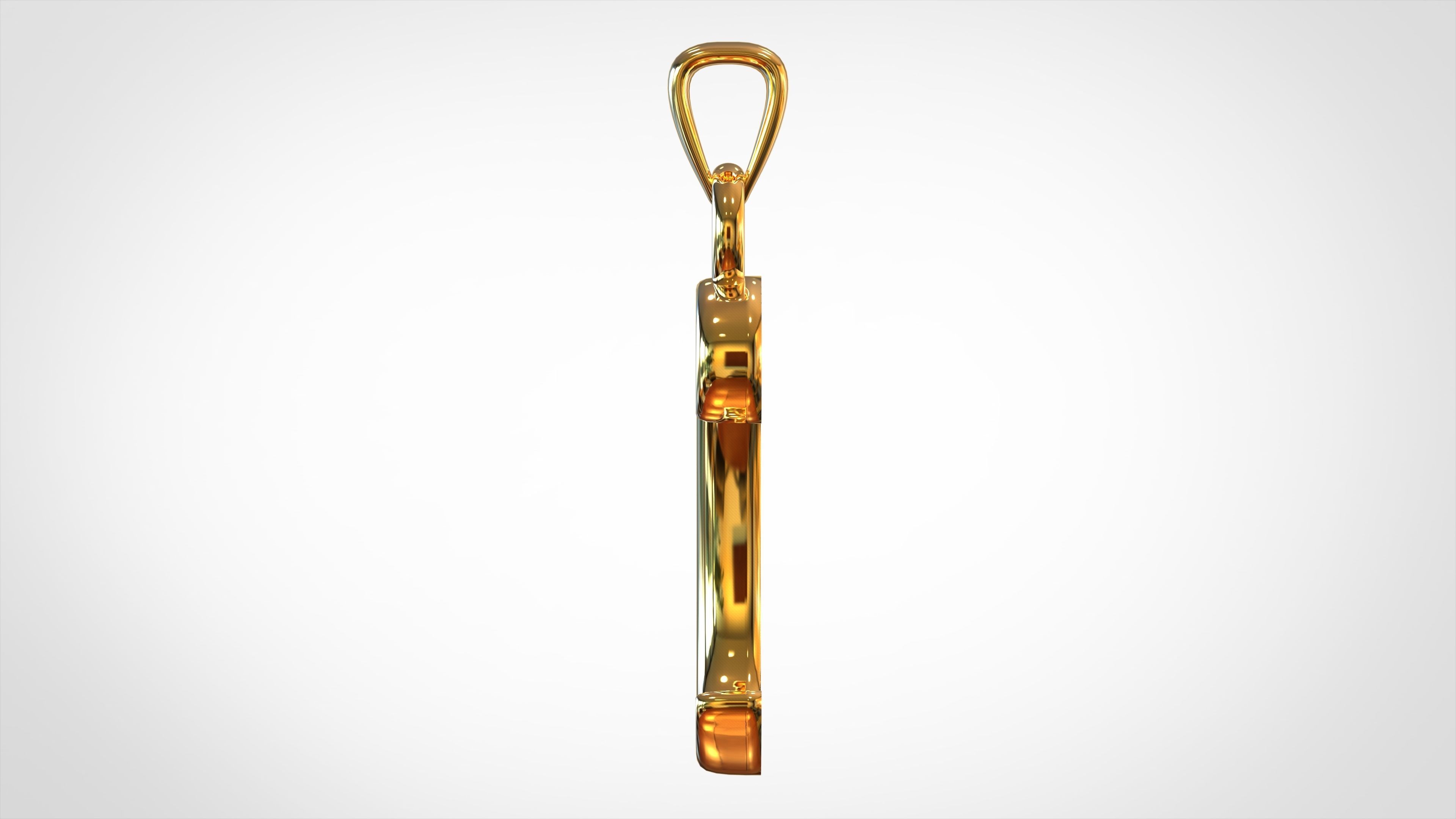 Nautilus Pompilius Font C Pendant 3D print model_2