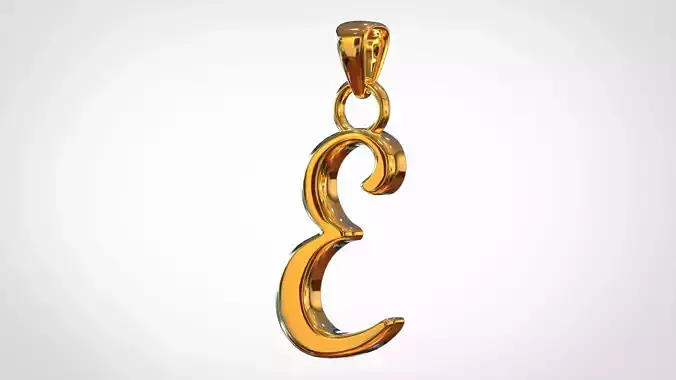 Nautilus Pompilius Font E Pendant 3D print model