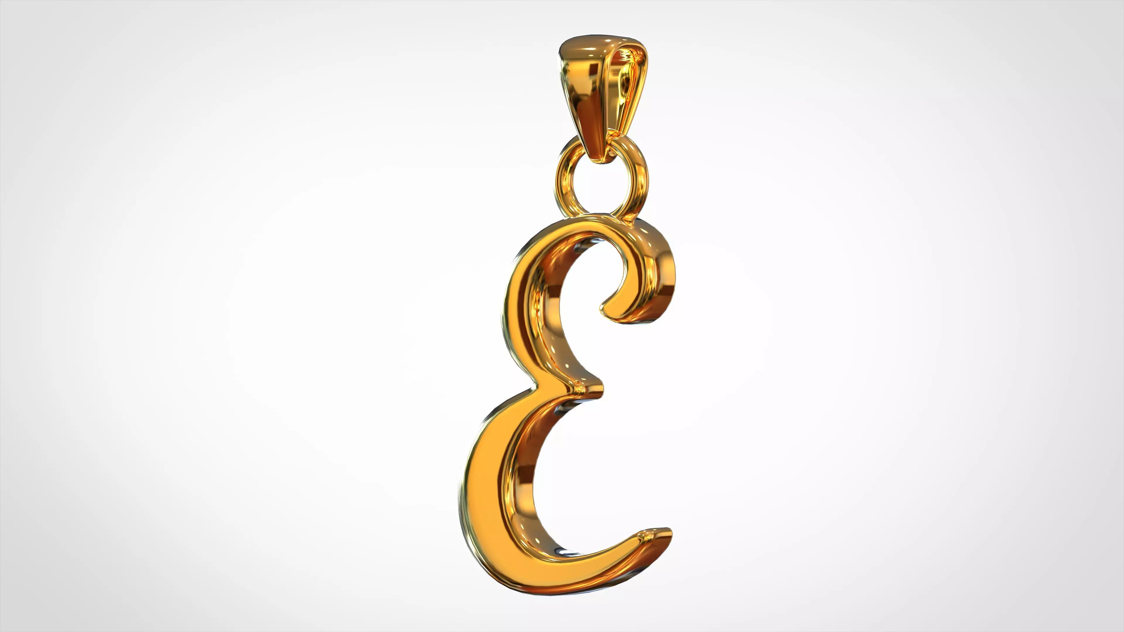 Nautilus Pompilius Font E Pendant 3D print model_0