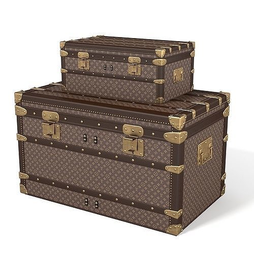 Louis Vuitton Trunks 3D model