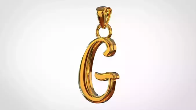 Nautilus Pompilius Font G Pendant 3D print model