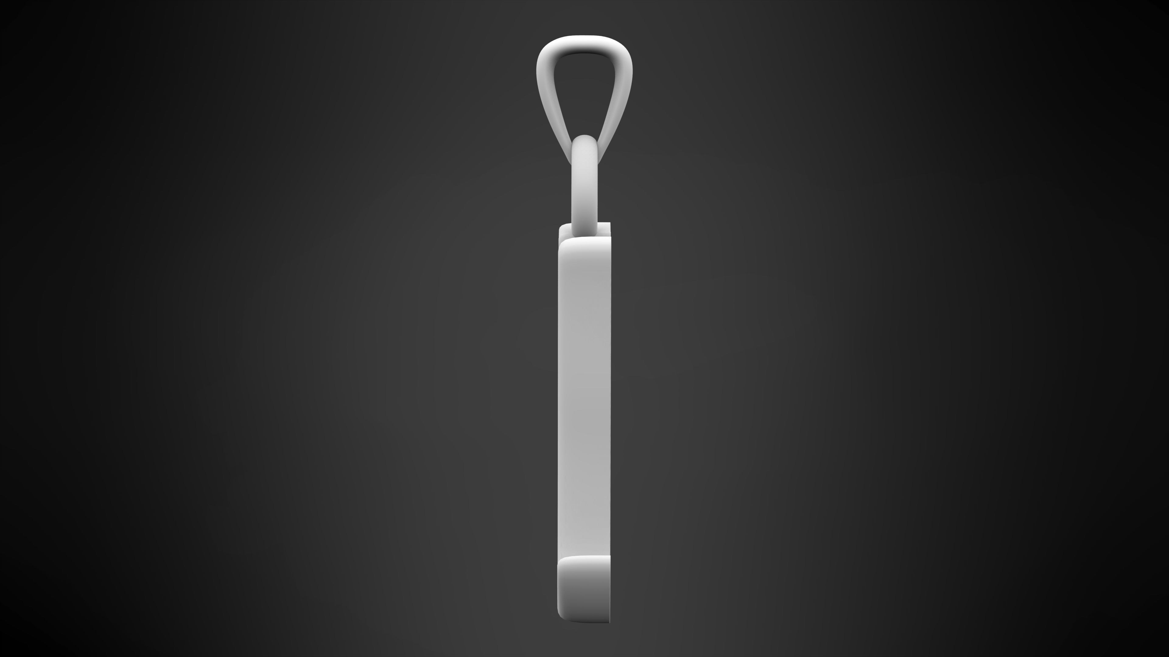 Nautilus Pompilius Font H Pendant 3D print model_6