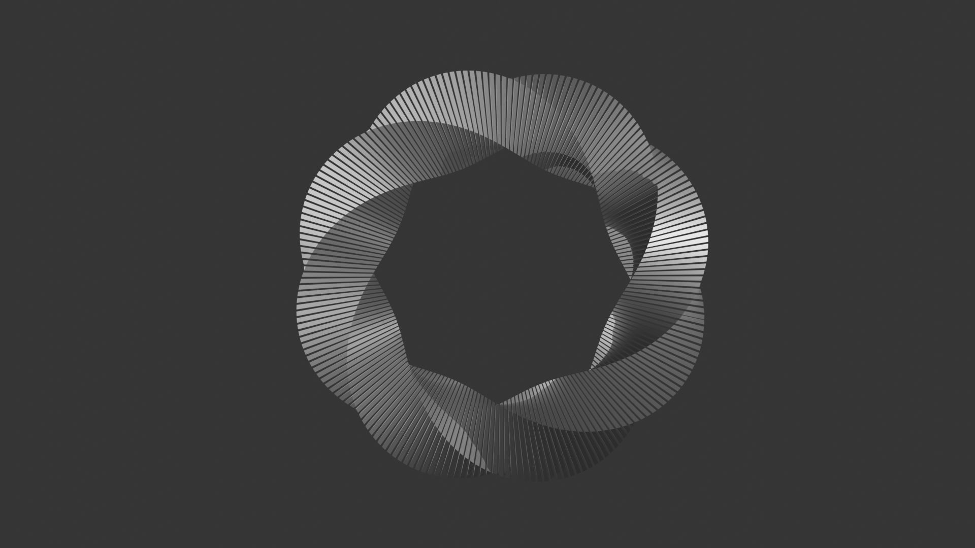 3D Twisted Cube 3D model_5