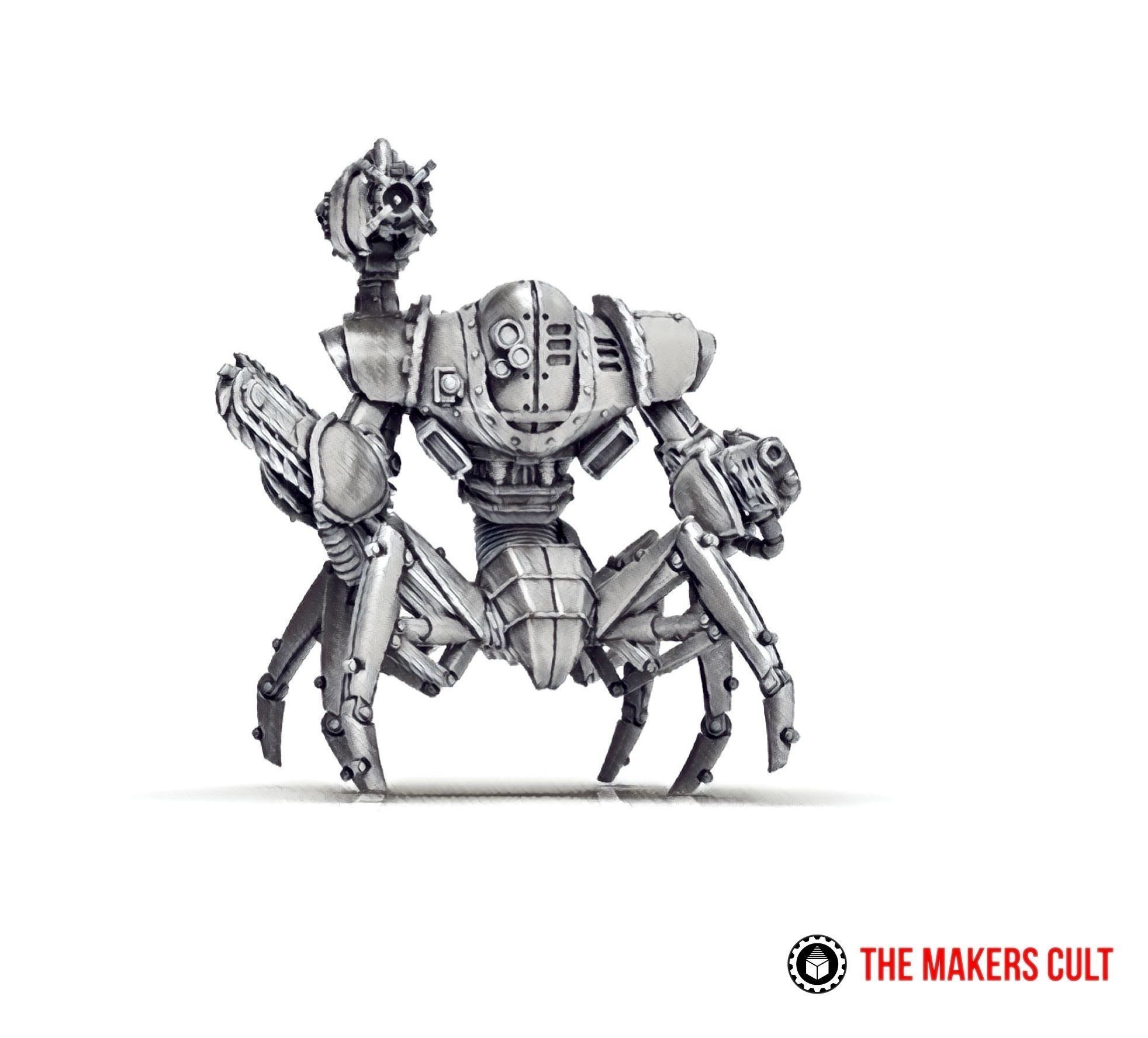 Dark Techno Carcinax Automata 3D print model_1