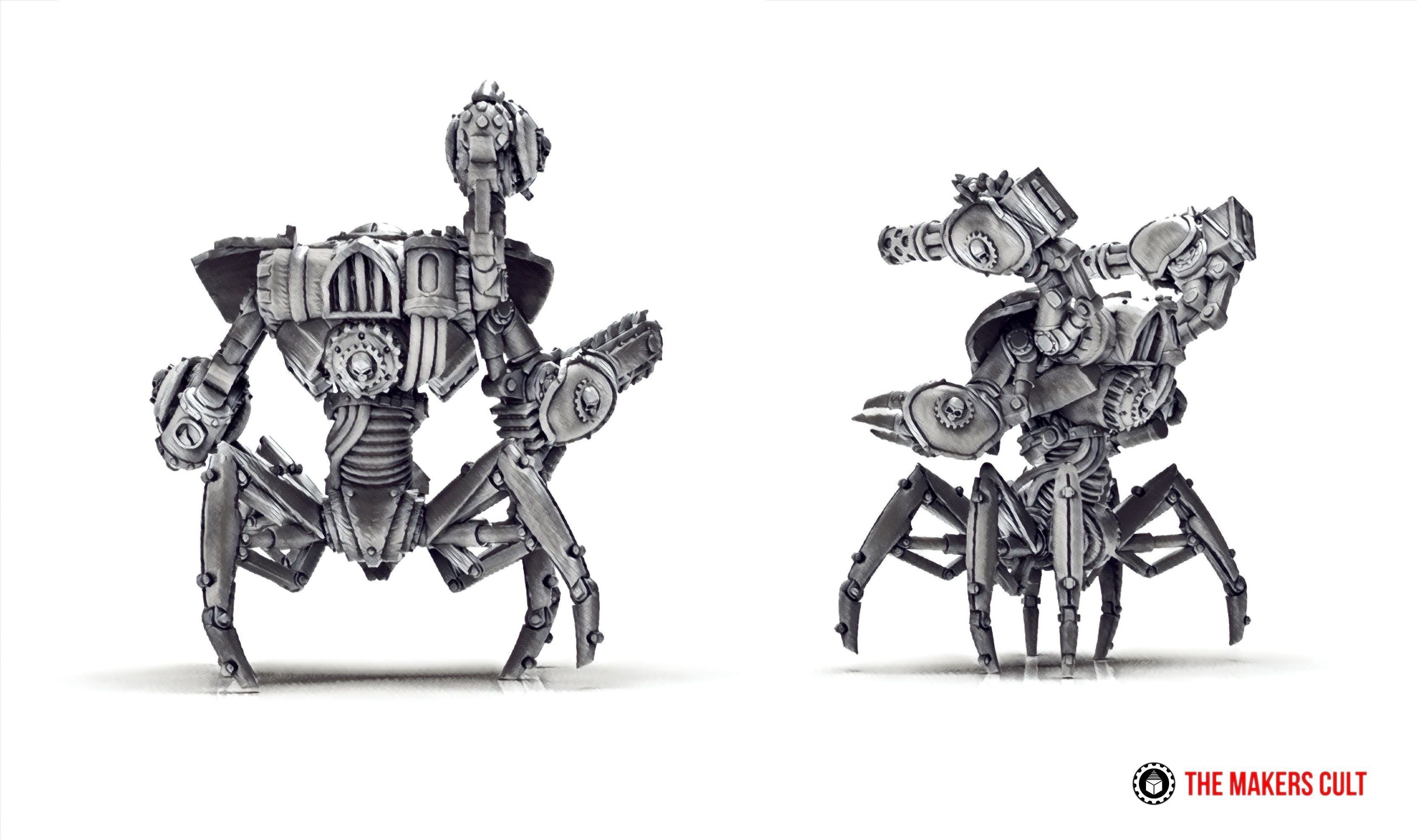 Dark Techno Carcinax Automata 3D print model_2