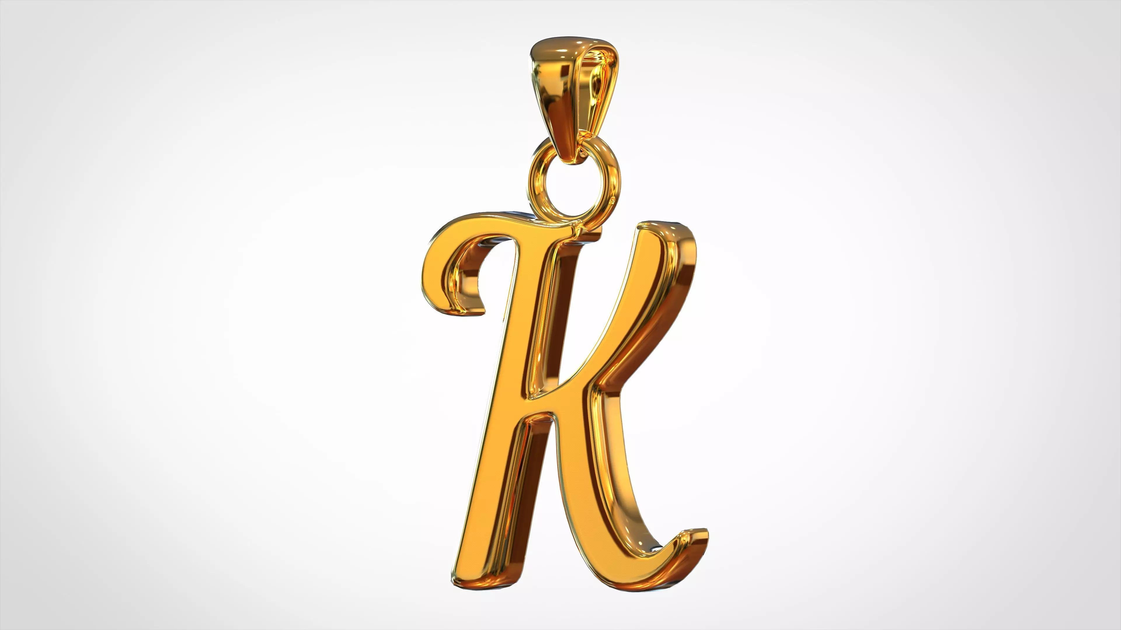 Nautilus Pompilius Font K Pendant 3D print model_0