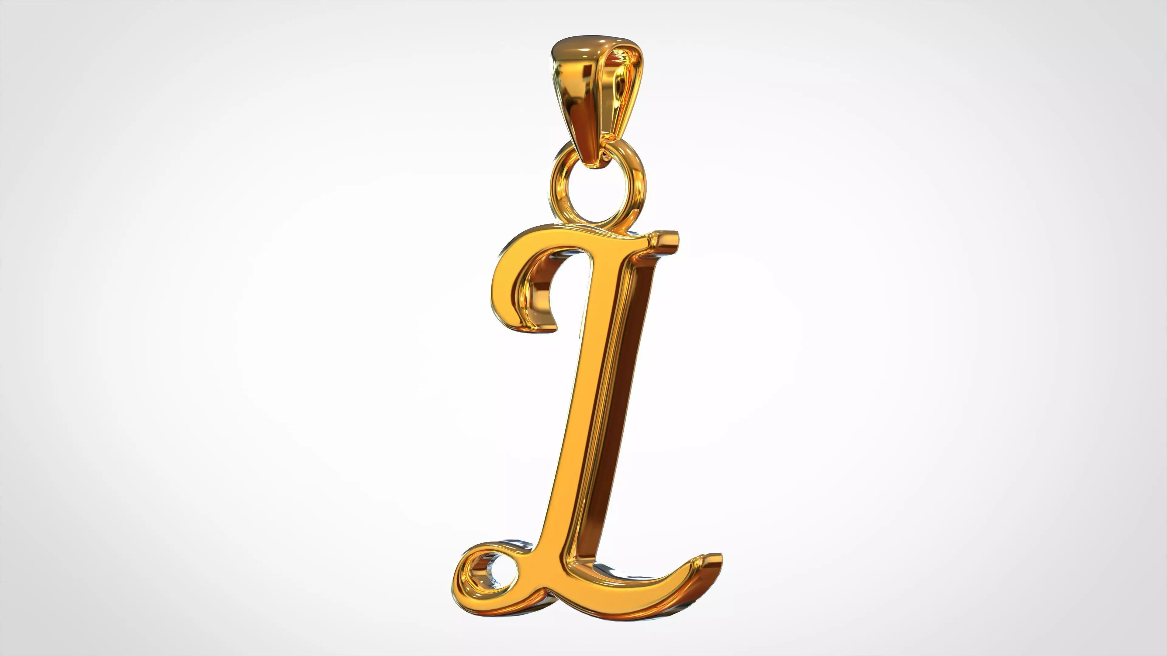 Nautilus Pompilius Font L Pendant 3D print model