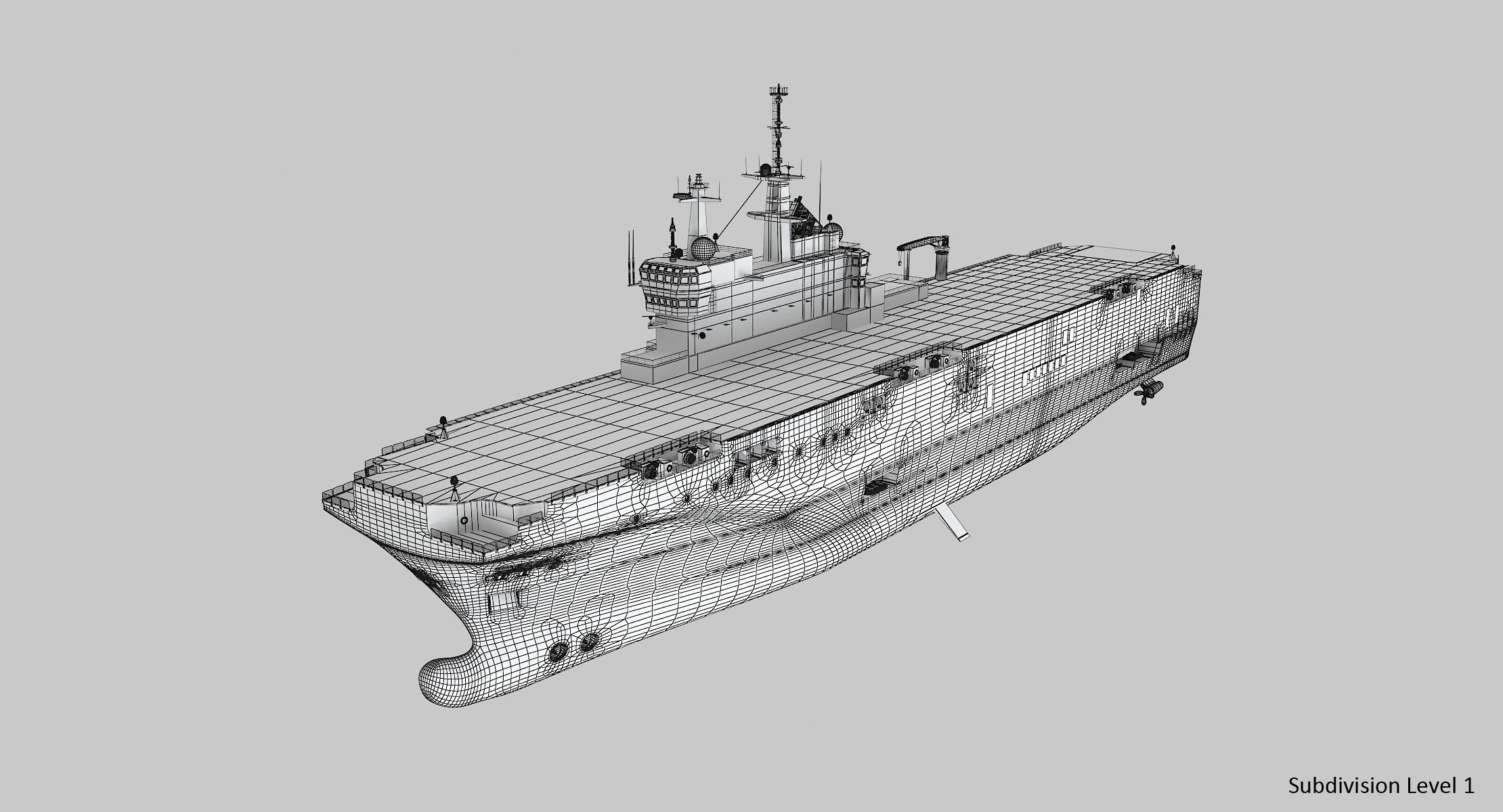 Mistral Class Air Carrier 3D model_7