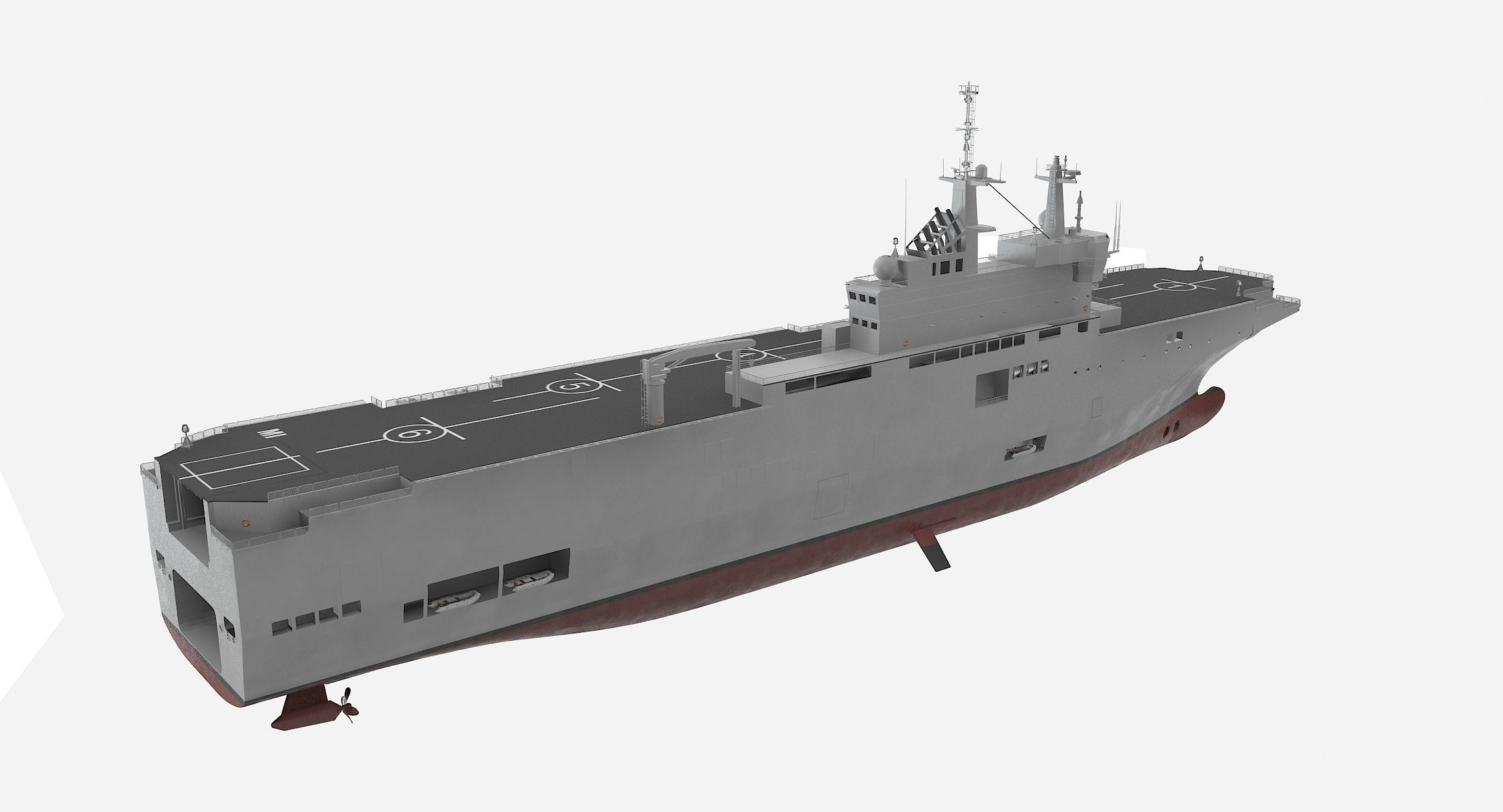 Mistral Class Air Carrier 3D model_5