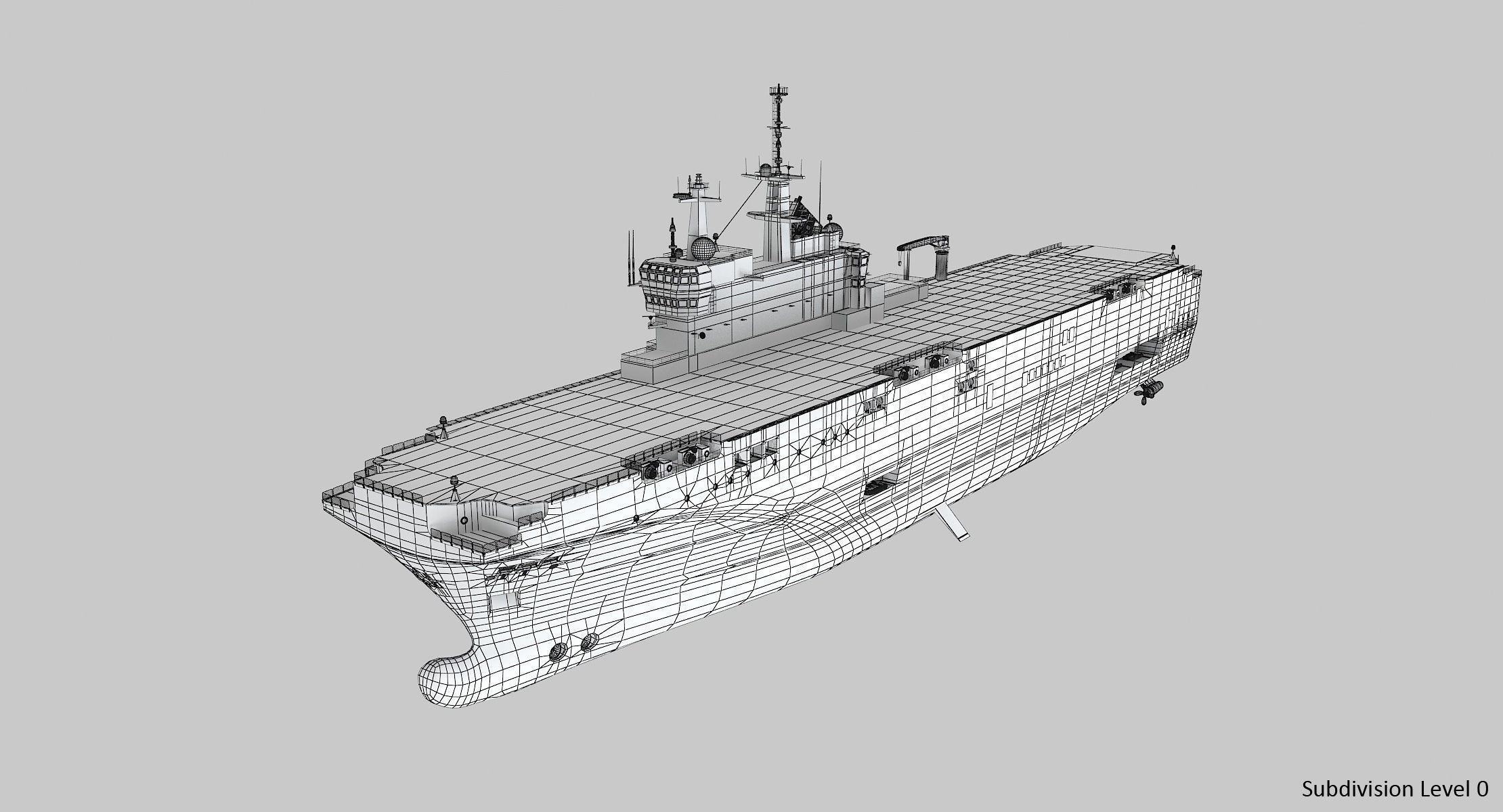 Mistral Class Air Carrier 3D model_9