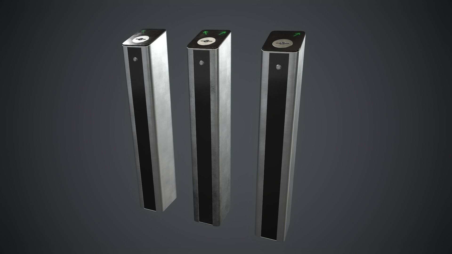 Card Capture Reader 2 PBR Game Ready Low-poly 3D model_1