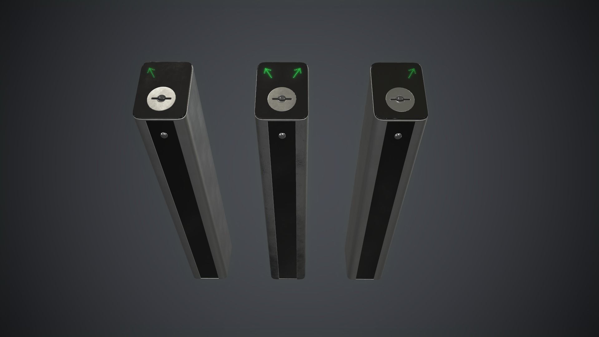 Card Capture Reader 2 PBR Game Ready Low-poly 3D model_3