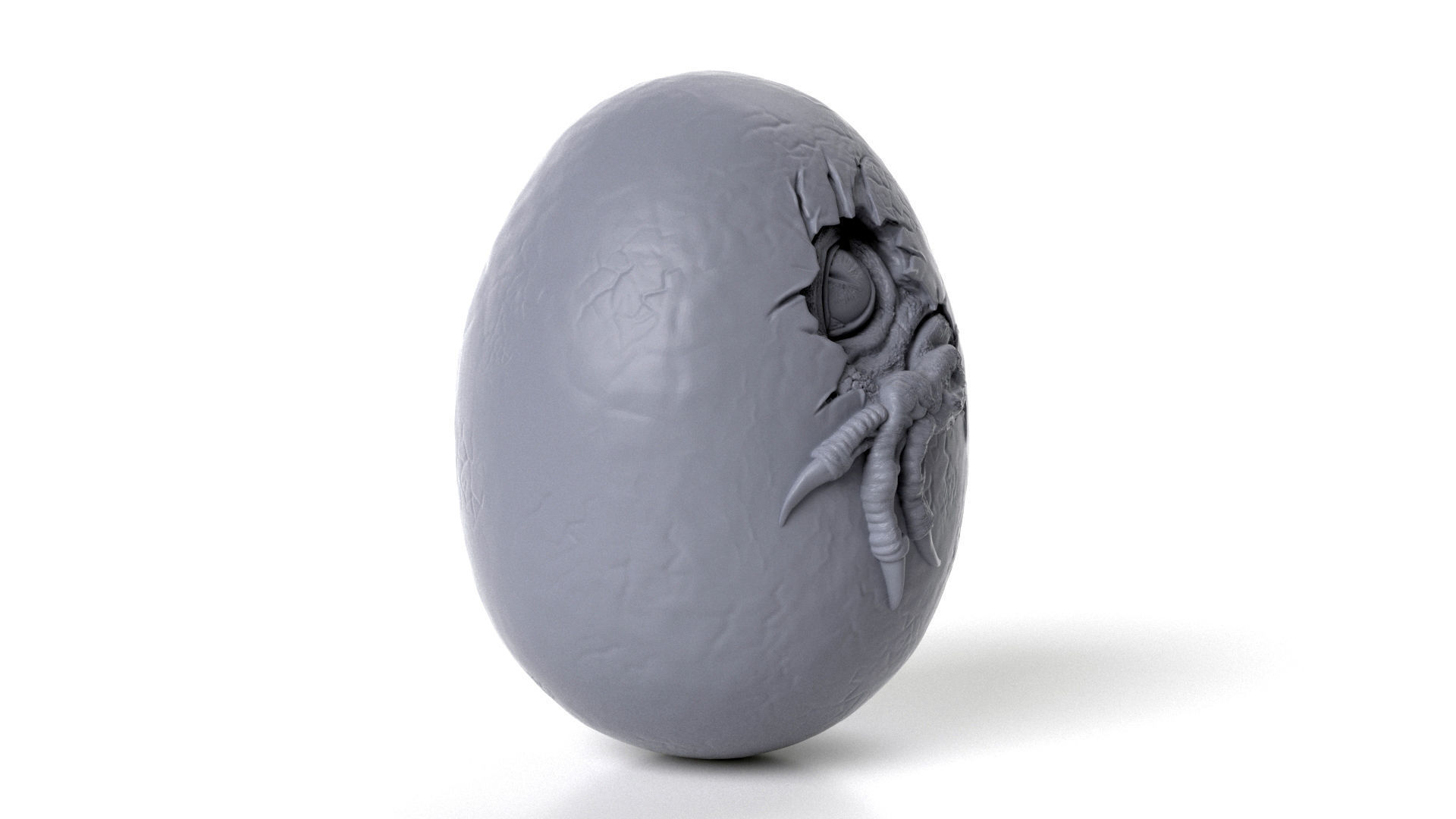 Dinosaur egg for 3D printing 3D print model_8