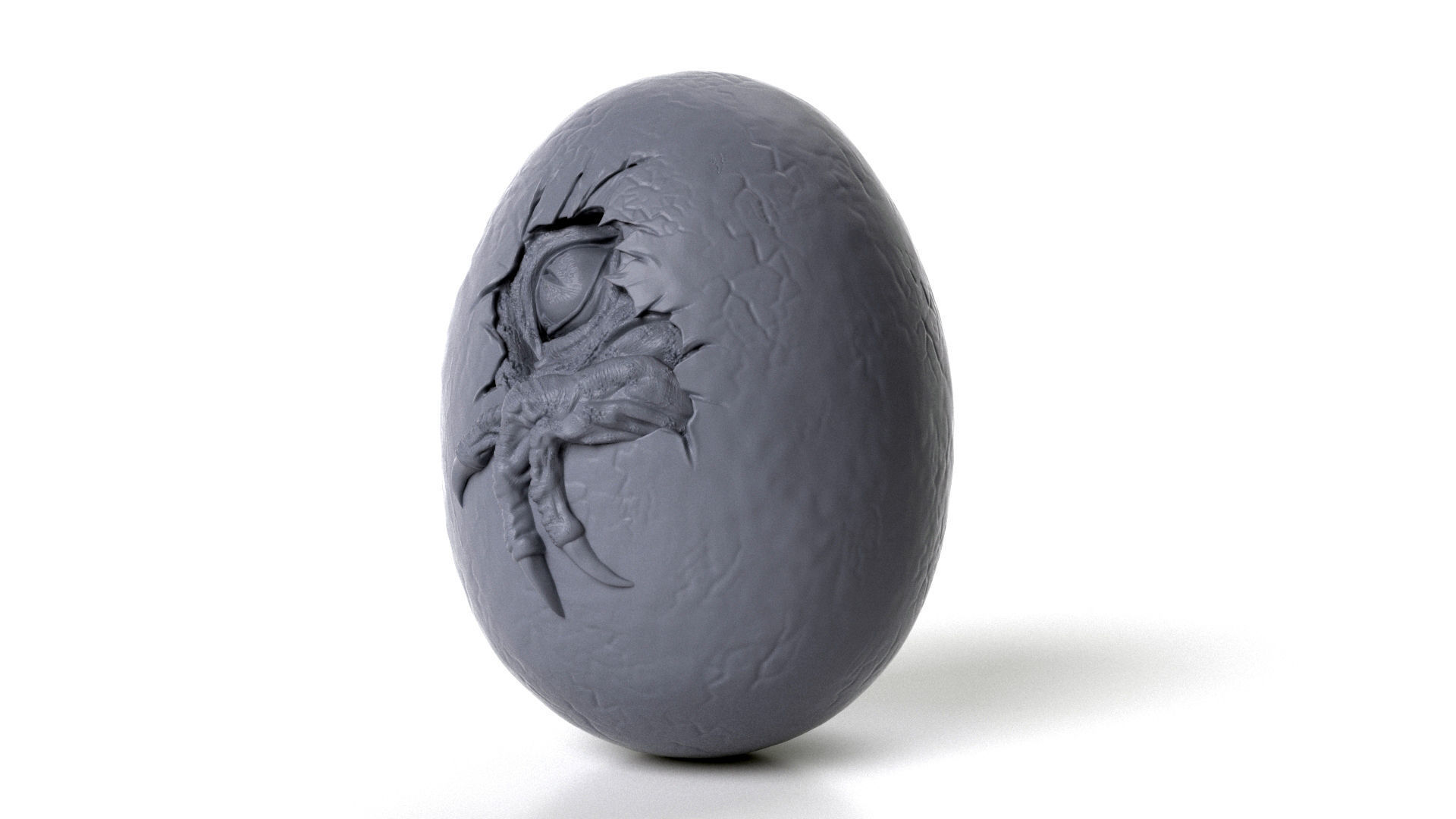 Dinosaur egg for 3D printing 3D print model_2