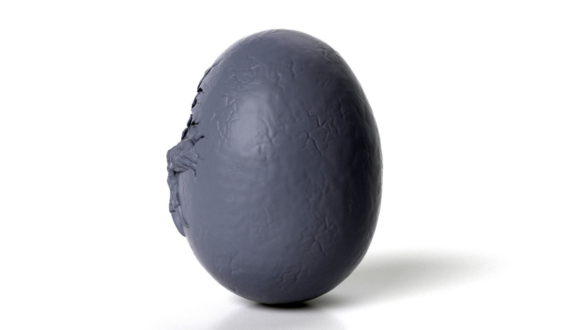 Dinosaur egg for 3D printing 3D print model_3