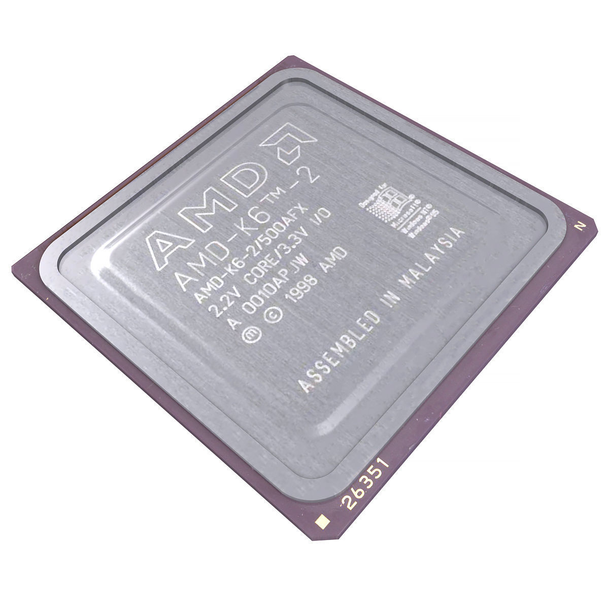 AMD K6-2 CPU 3D model_4