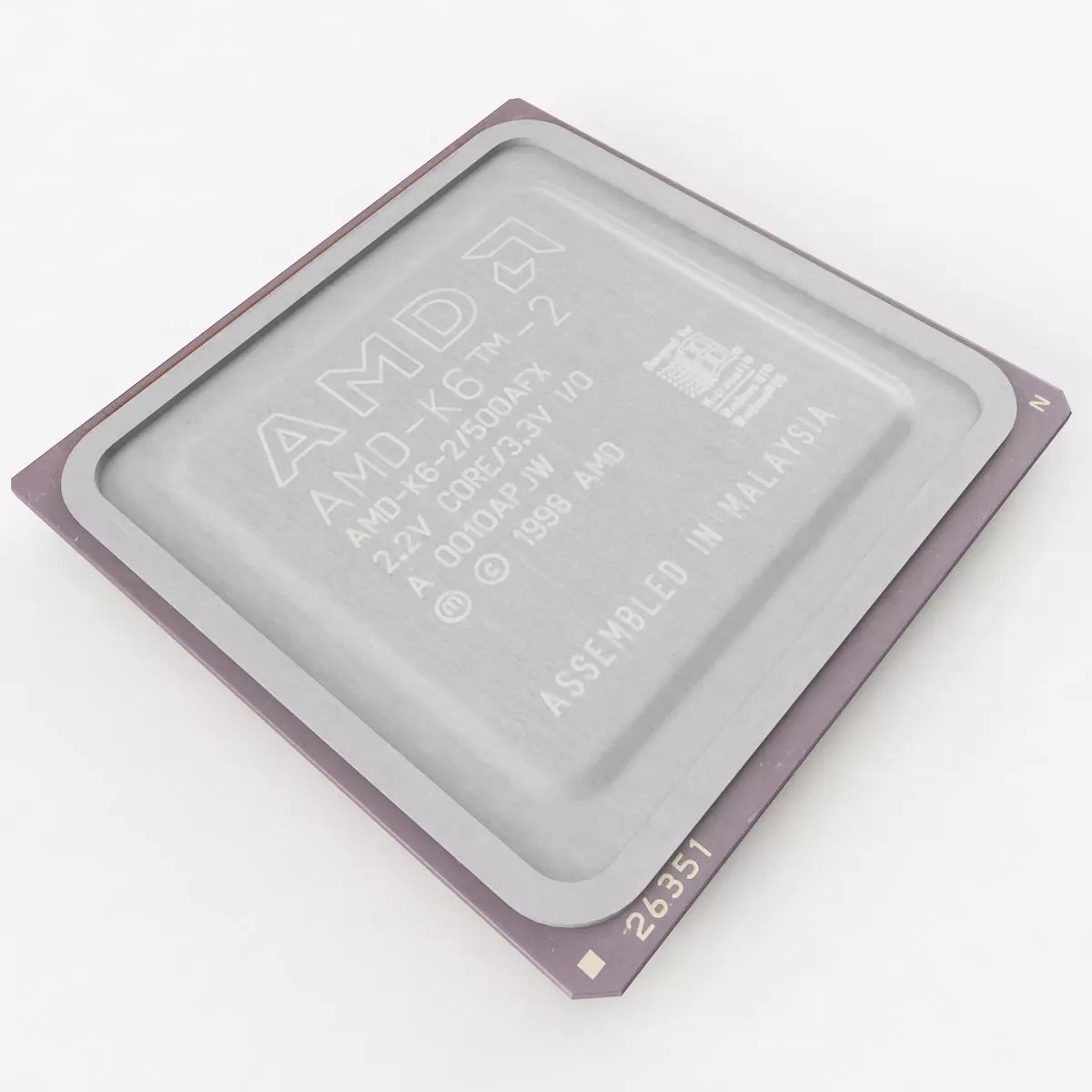 AMD K6-2 CPU 3D model_0