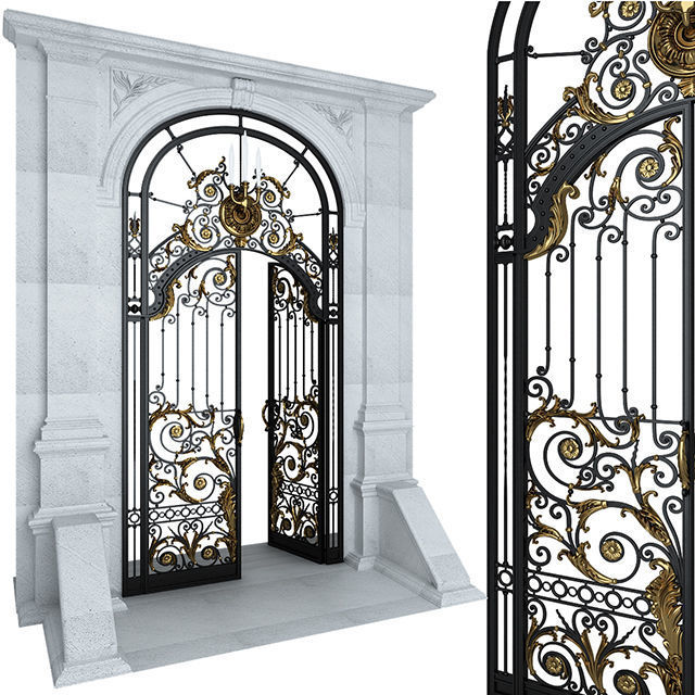 Entry door gate