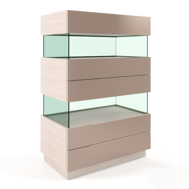 Wardrobes bedside tables closets and nightstands 48 pieces 3D model_33