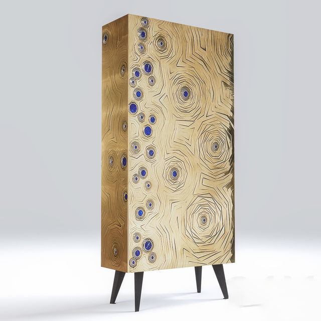 Wardrobes bedside tables closets and nightstands 48 pieces 3D model_24