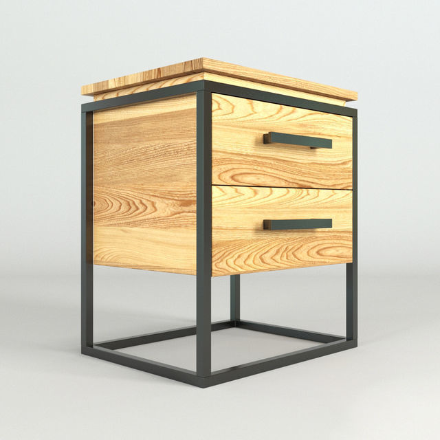 Wardrobes bedside tables closets and nightstands 48 pieces 3D model_14