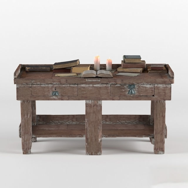 Wardrobes bedside tables closets and nightstands 48 pieces 3D model_43