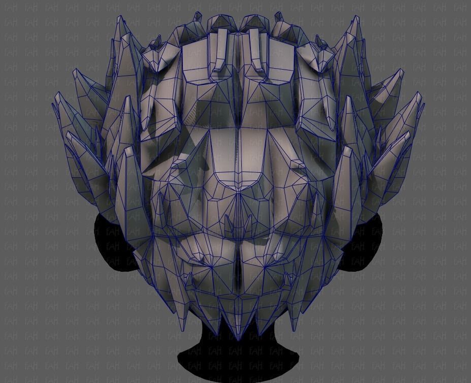 3D Hair style for boy V62 Low-poly 3D model_29