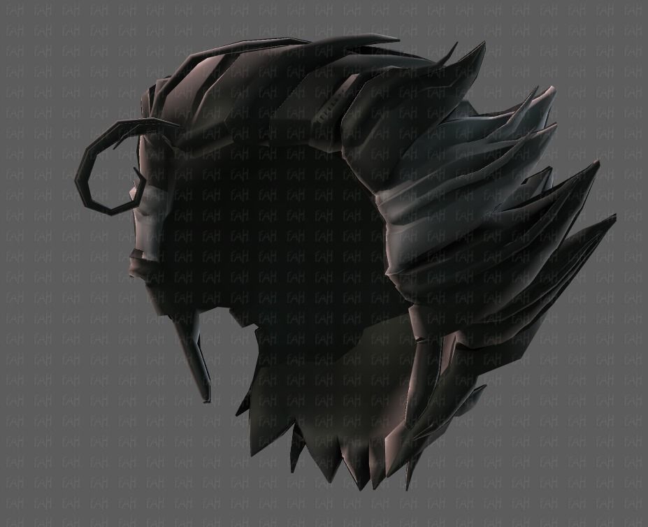 3D Hair style for boy V62 Low-poly 3D model_43