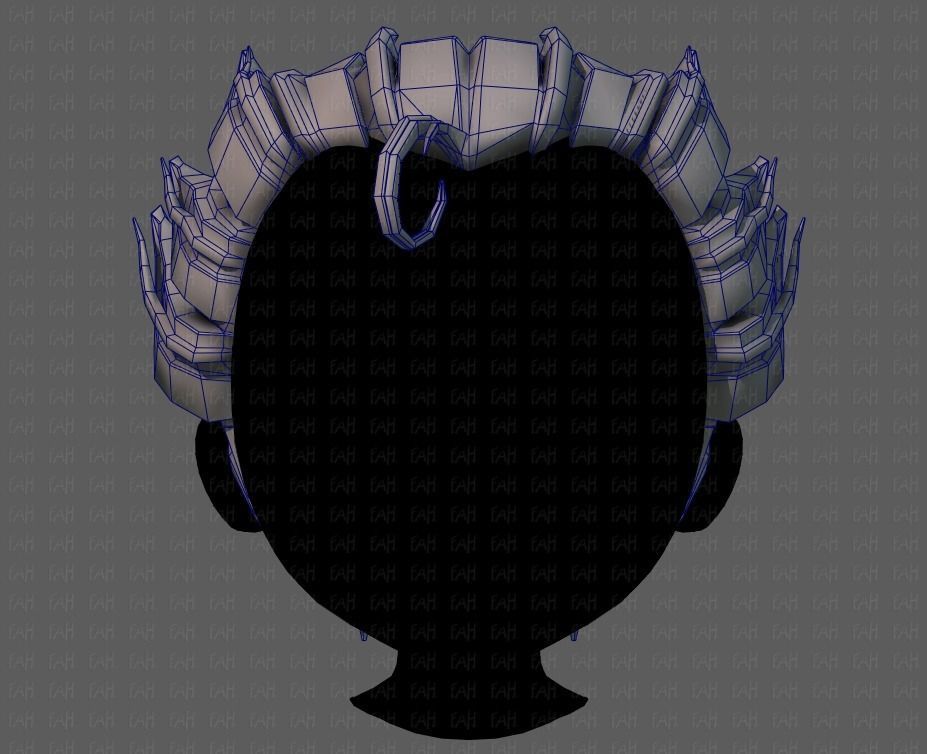 3D Hair style for boy V62 Low-poly 3D model_25