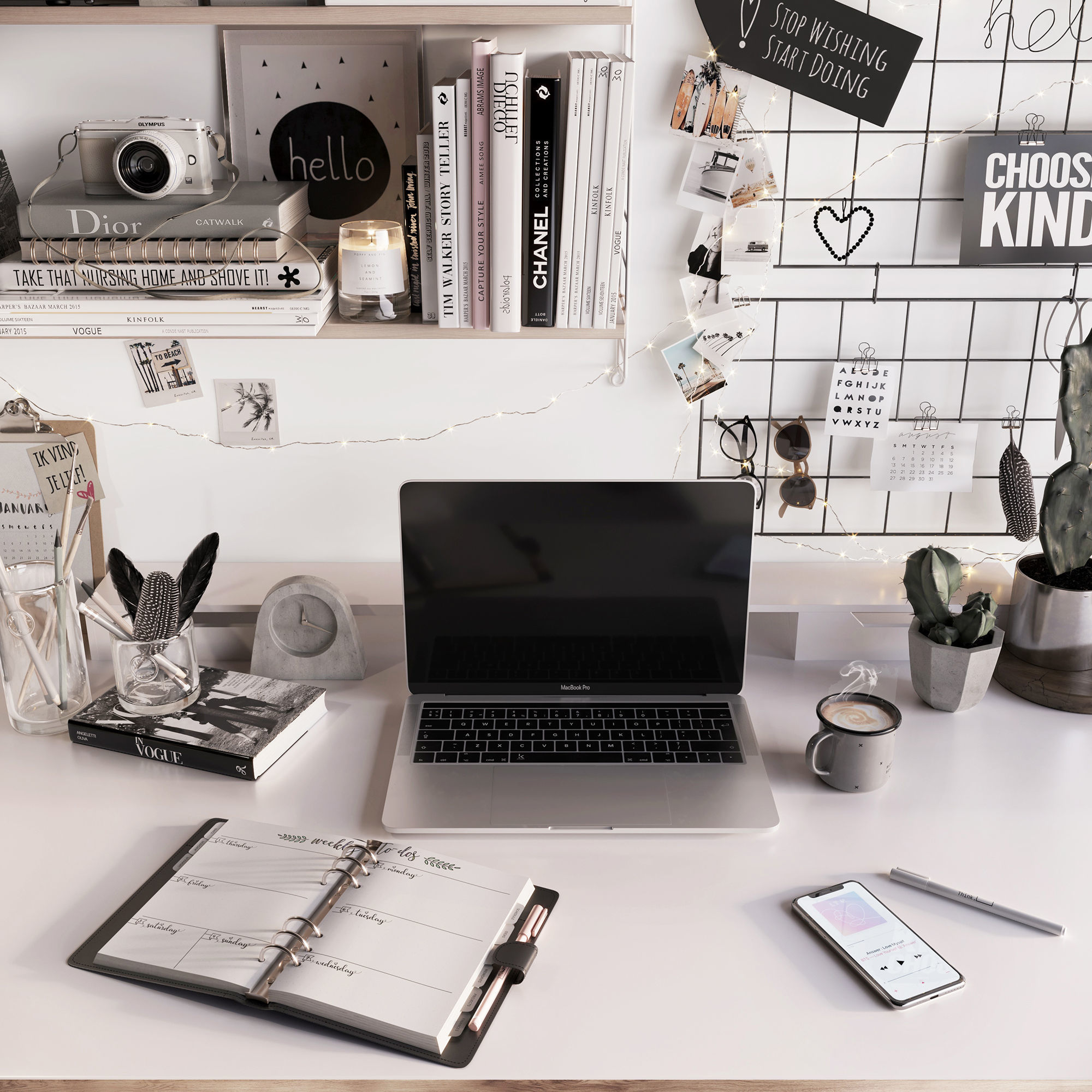 Workplace 3D model_1