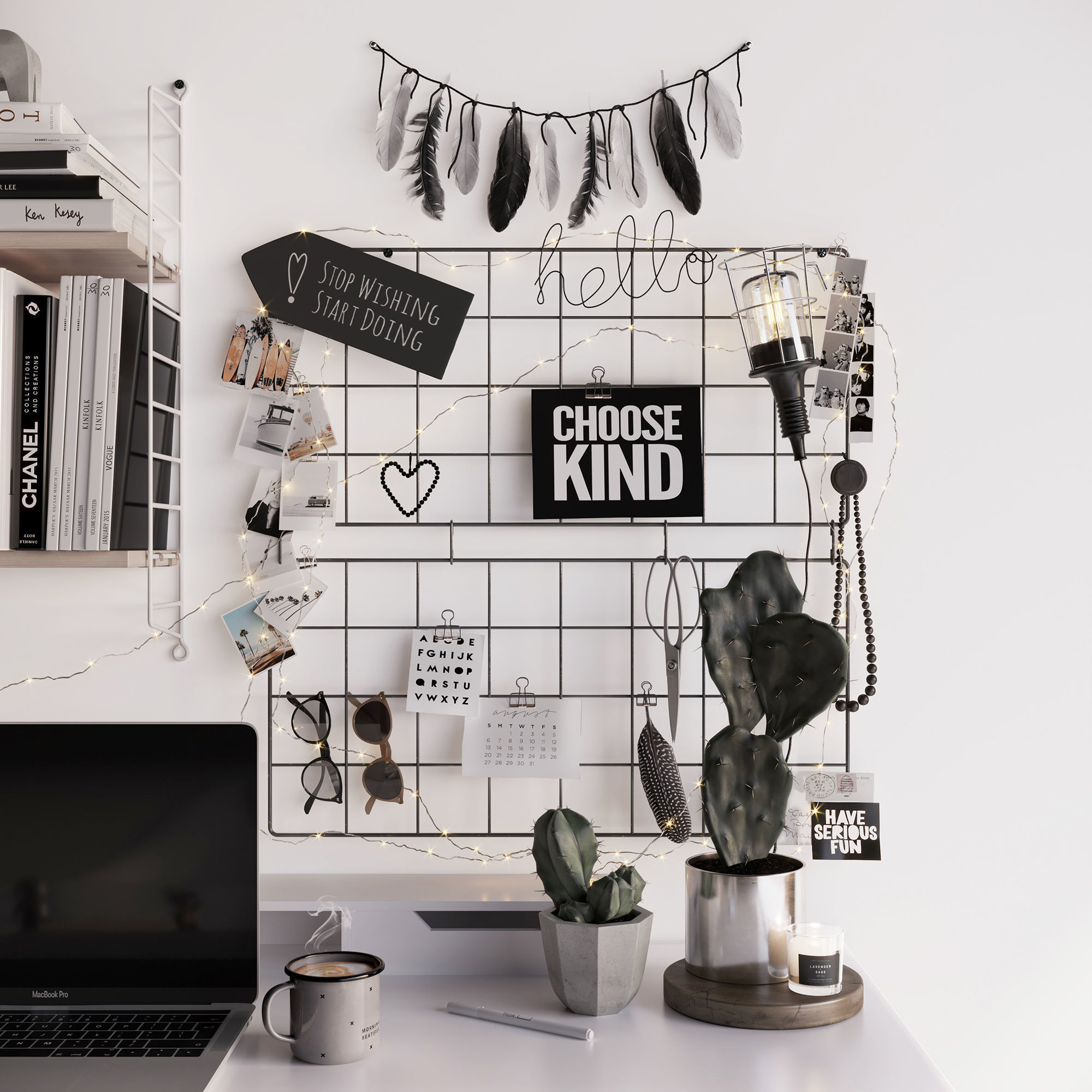 Workplace 3D model_2