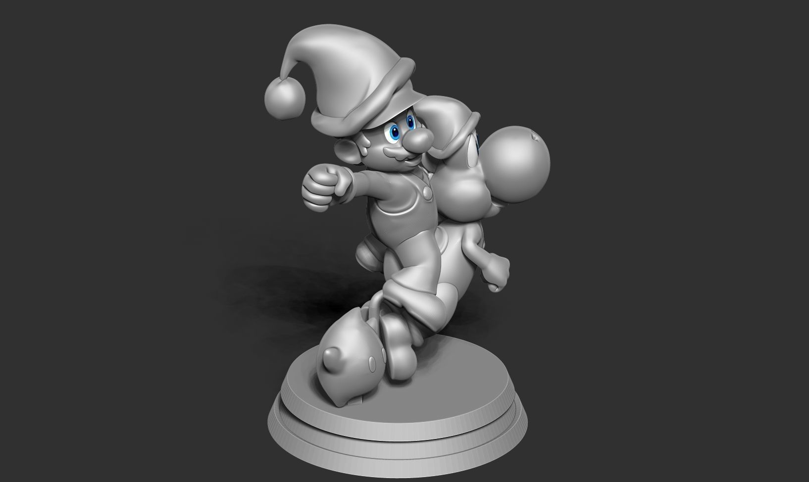 Mario - Yoshi - Lumas - Fanart 3D print model_12