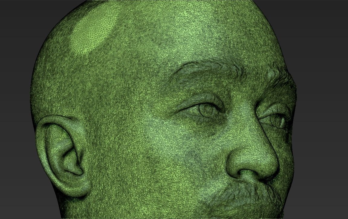 Tupac Shakur bust 3D printing ready stl obj formats 3D print model_27