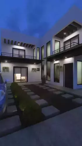 MAYAHUEL HOUSE by DOCE INGENIEROS ARQUITECTOS - AUTODESK REVIT