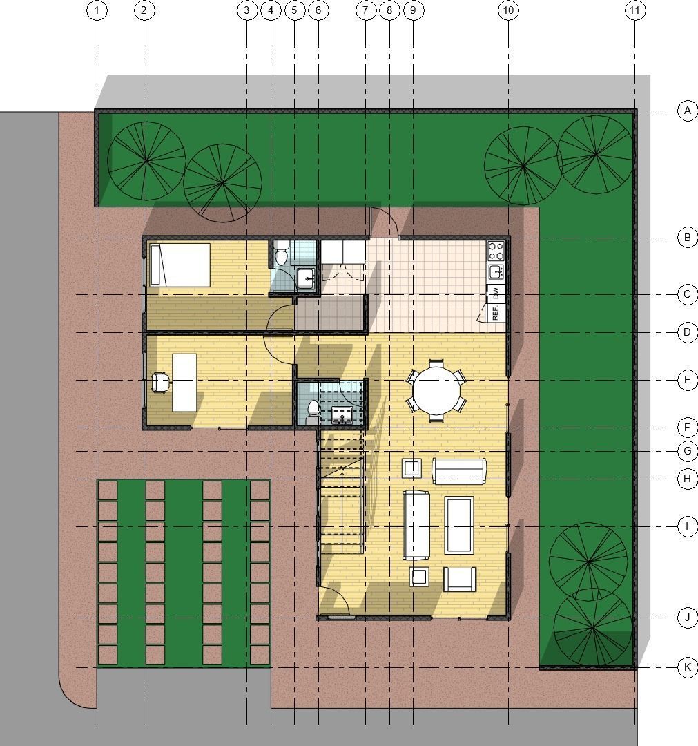 MAYAHUEL HOUSE by DOCE INGENIEROS ARQUITECTOS - AUTODESK REVIT 3D model_8