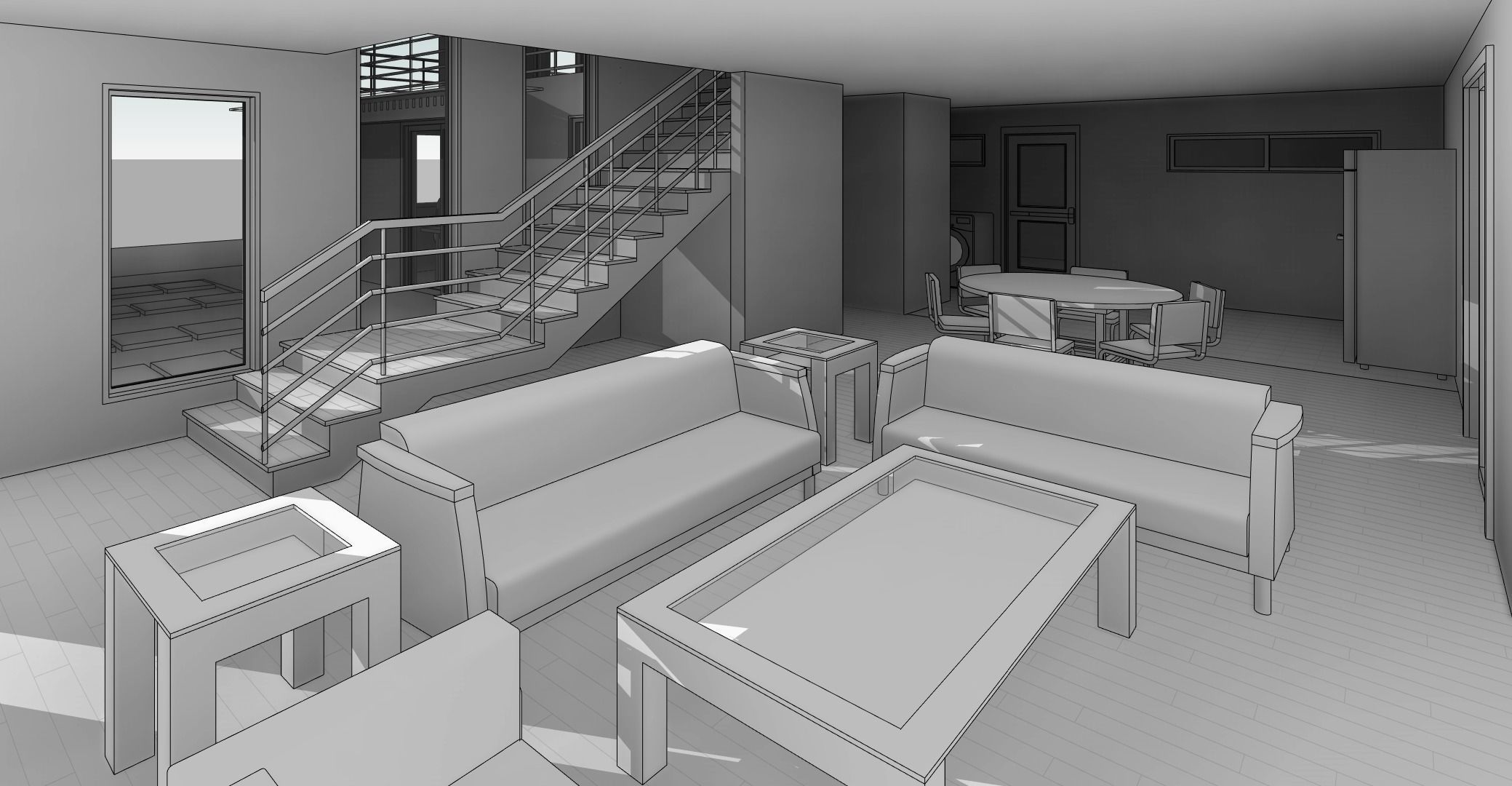 MAYAHUEL HOUSE by DOCE INGENIEROS ARQUITECTOS - AUTODESK REVIT 3D model_13