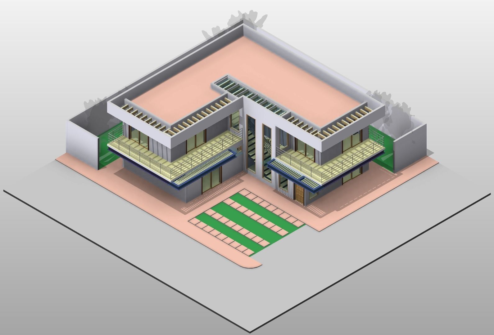 MAYAHUEL HOUSE by DOCE INGENIEROS ARQUITECTOS - AUTODESK REVIT 3D model_4