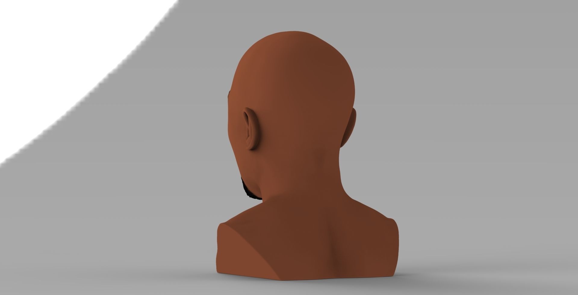 Tupac Shakur bust ready for full color 3D printing 3D print model_4