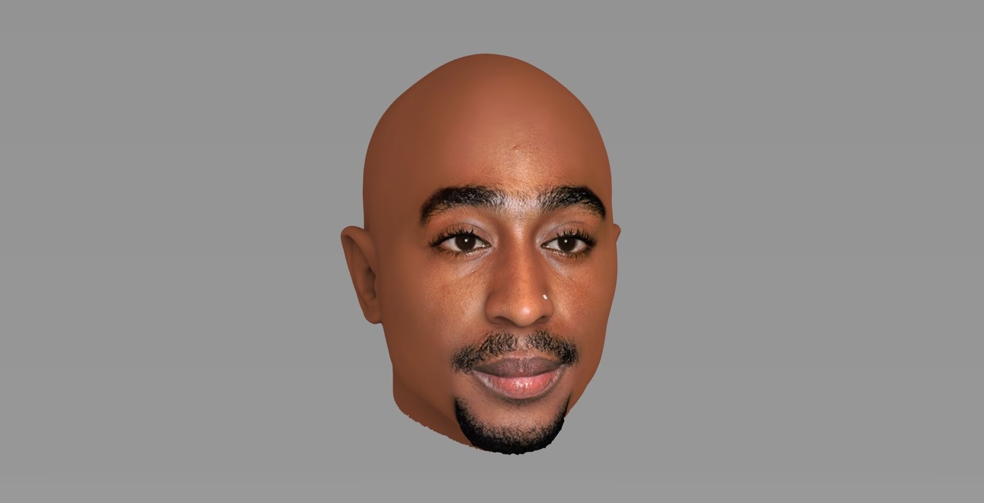 Tupac Shakur 3D model_9