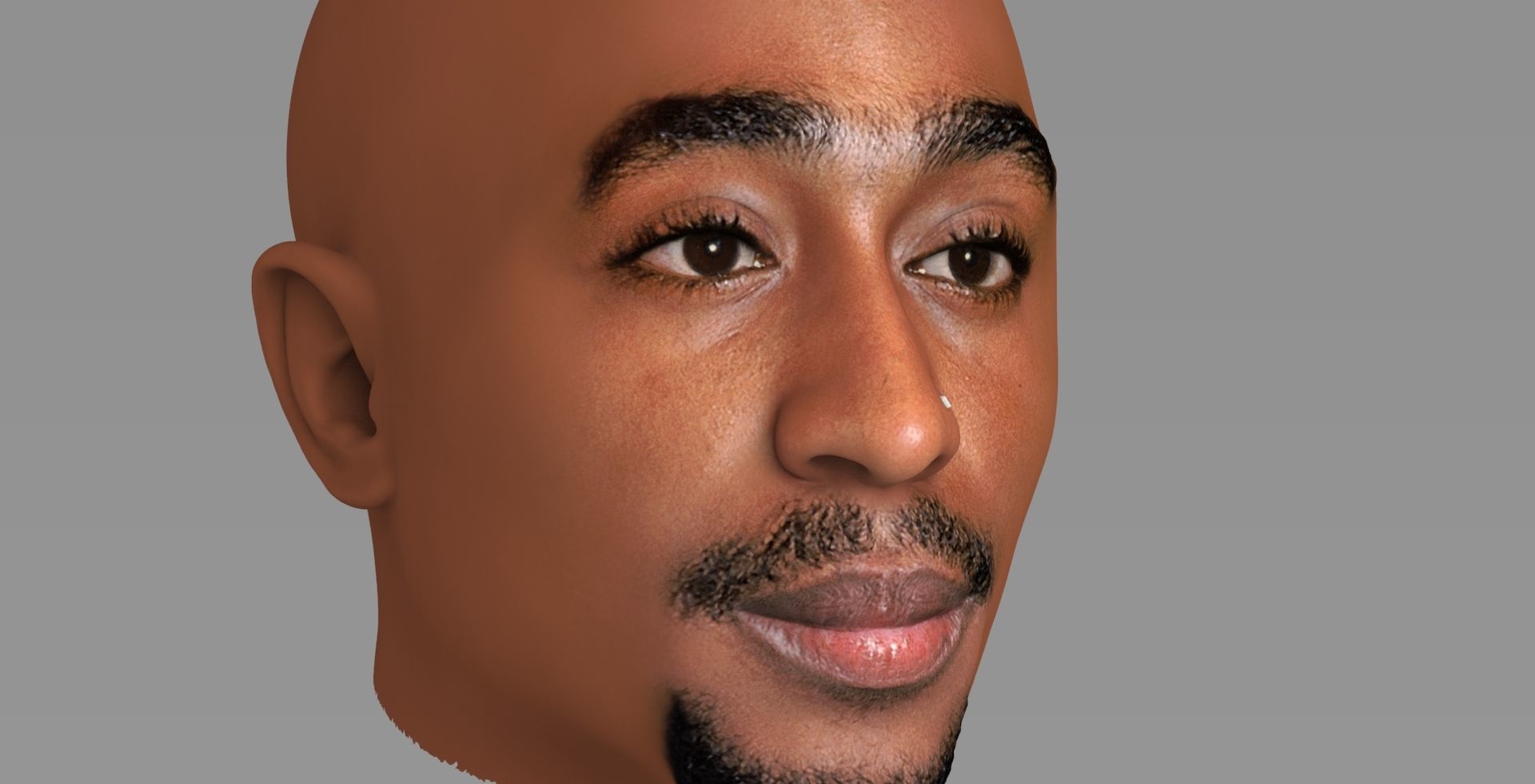 Tupac Shakur 3D model_13