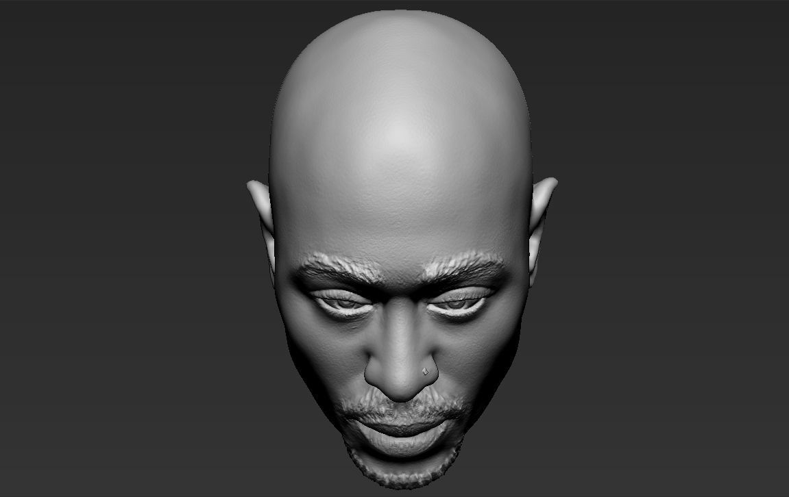 Tupac Shakur 3D model_35
