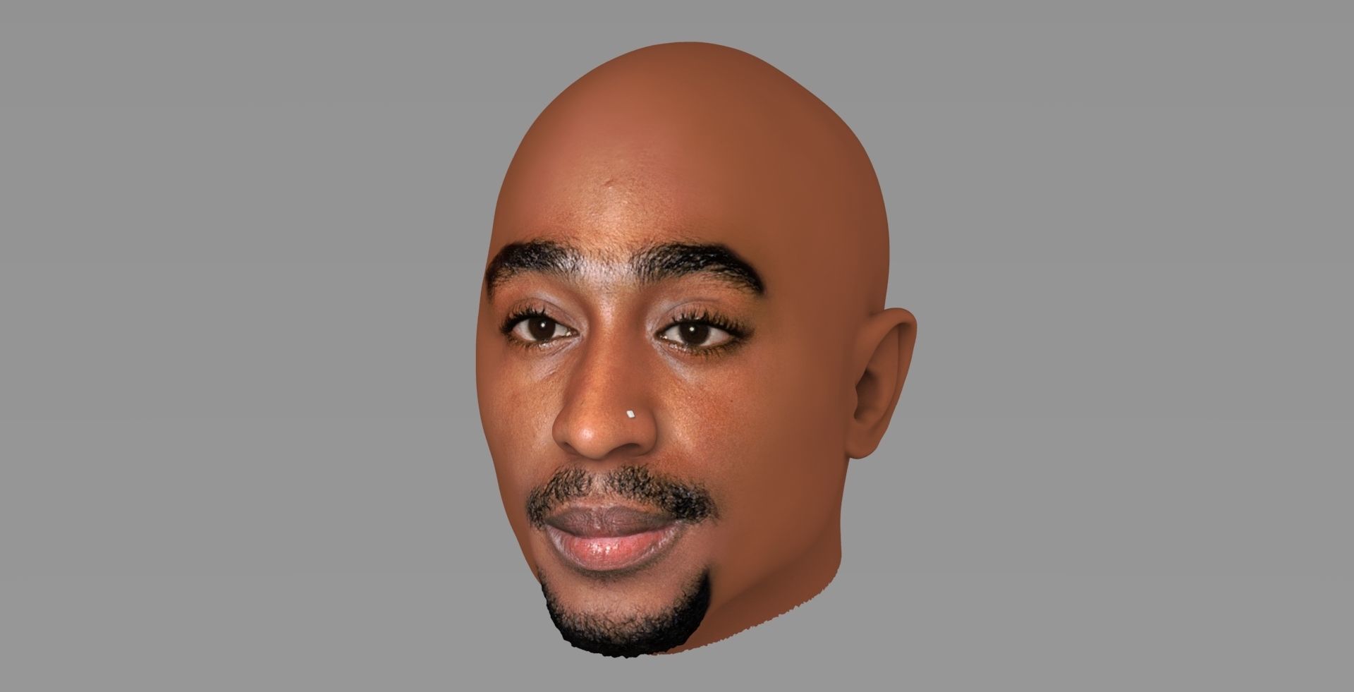 Tupac Shakur 3D model_1