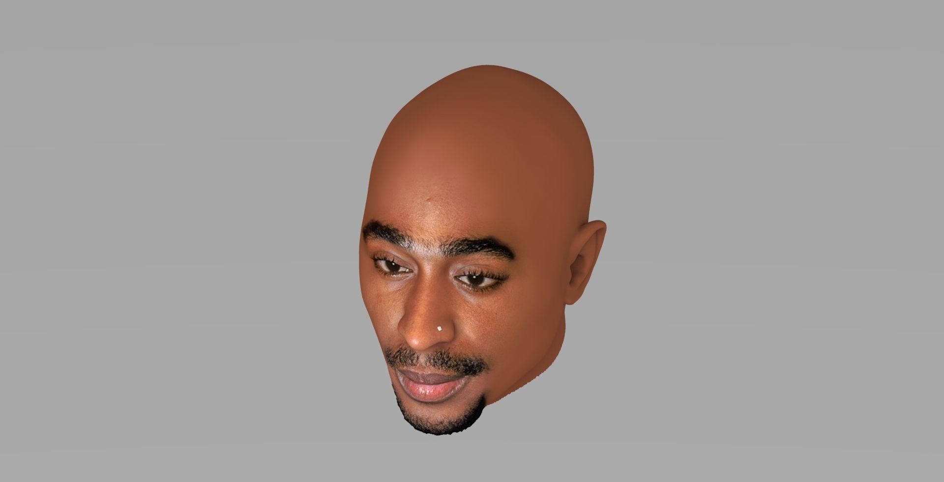 Tupac Shakur 3D model_11