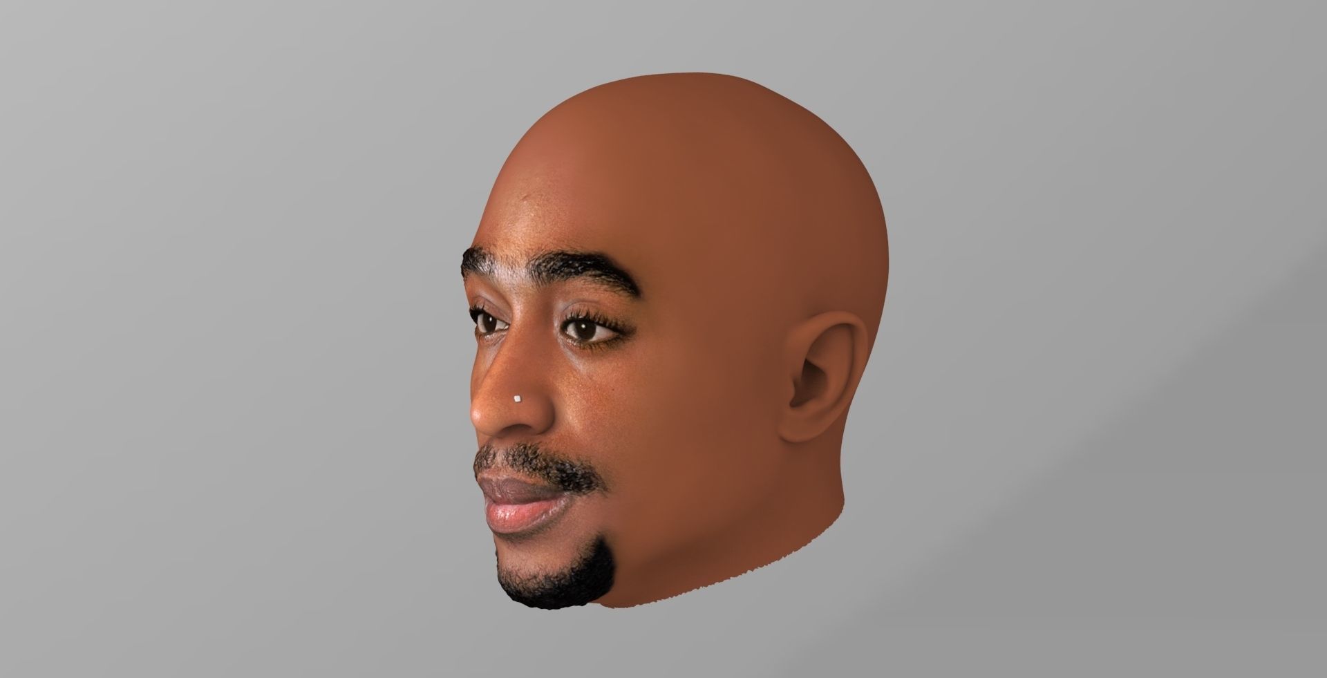 Tupac Shakur 3D model_2