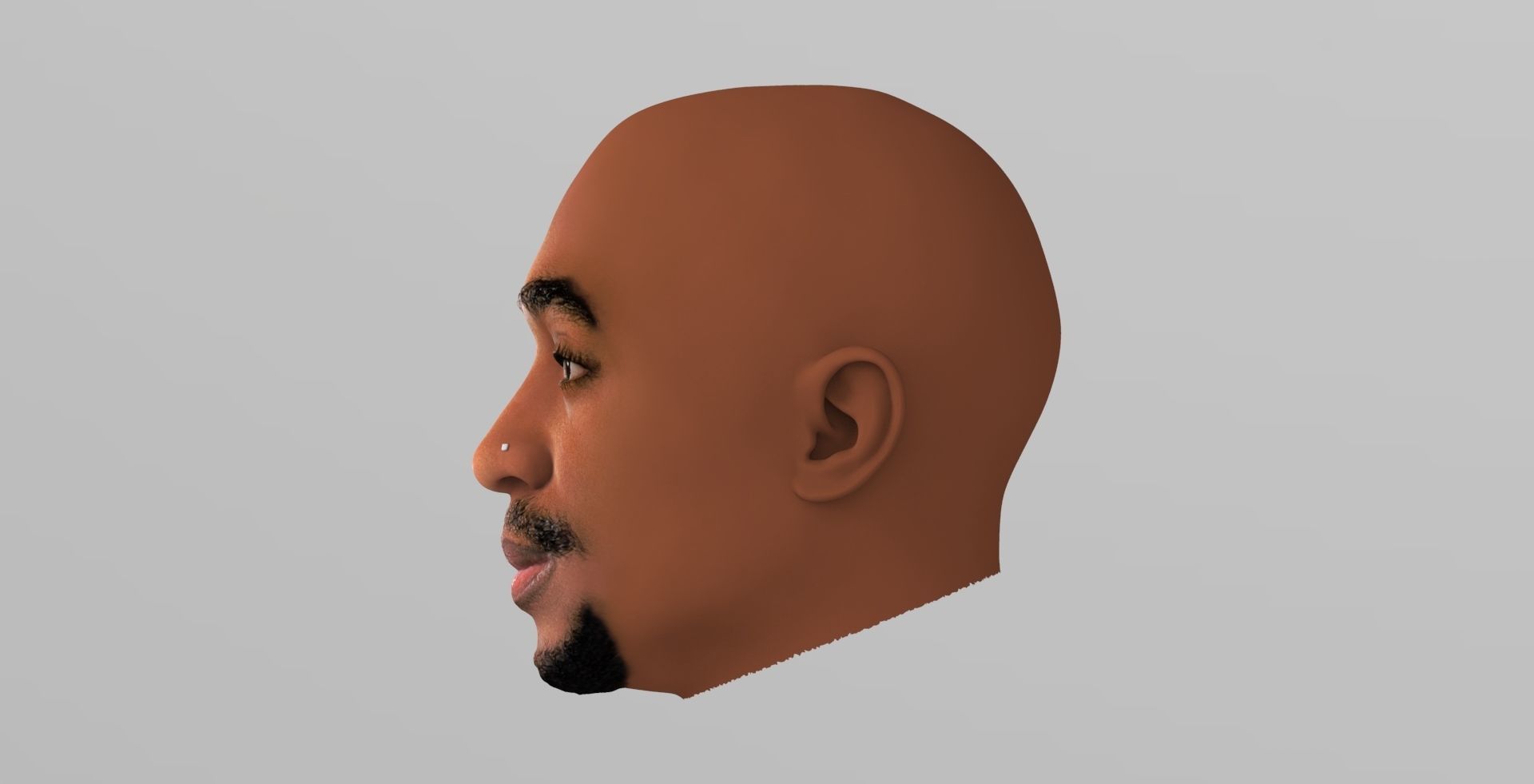 Tupac Shakur 3D model_3