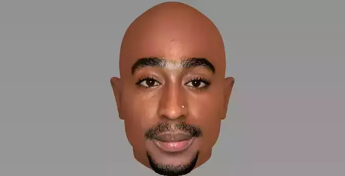 Tupac Shakur 3D model