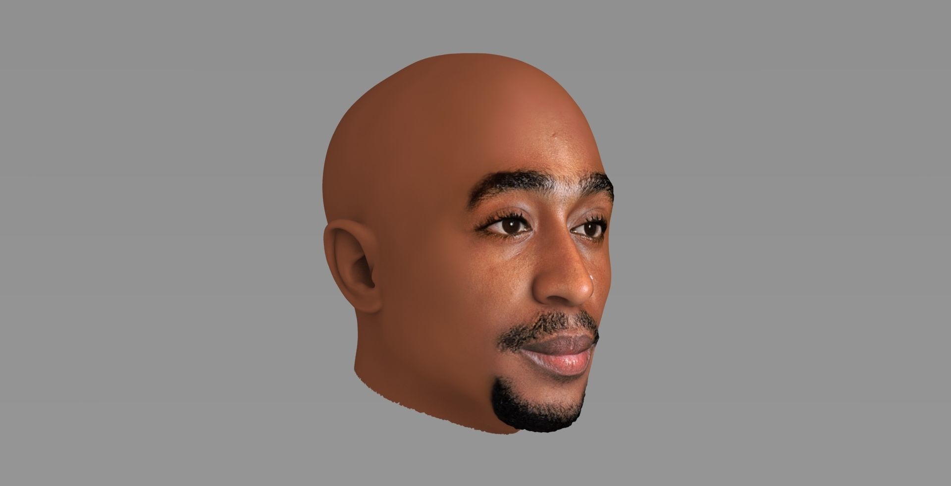 Tupac Shakur 3D model_8