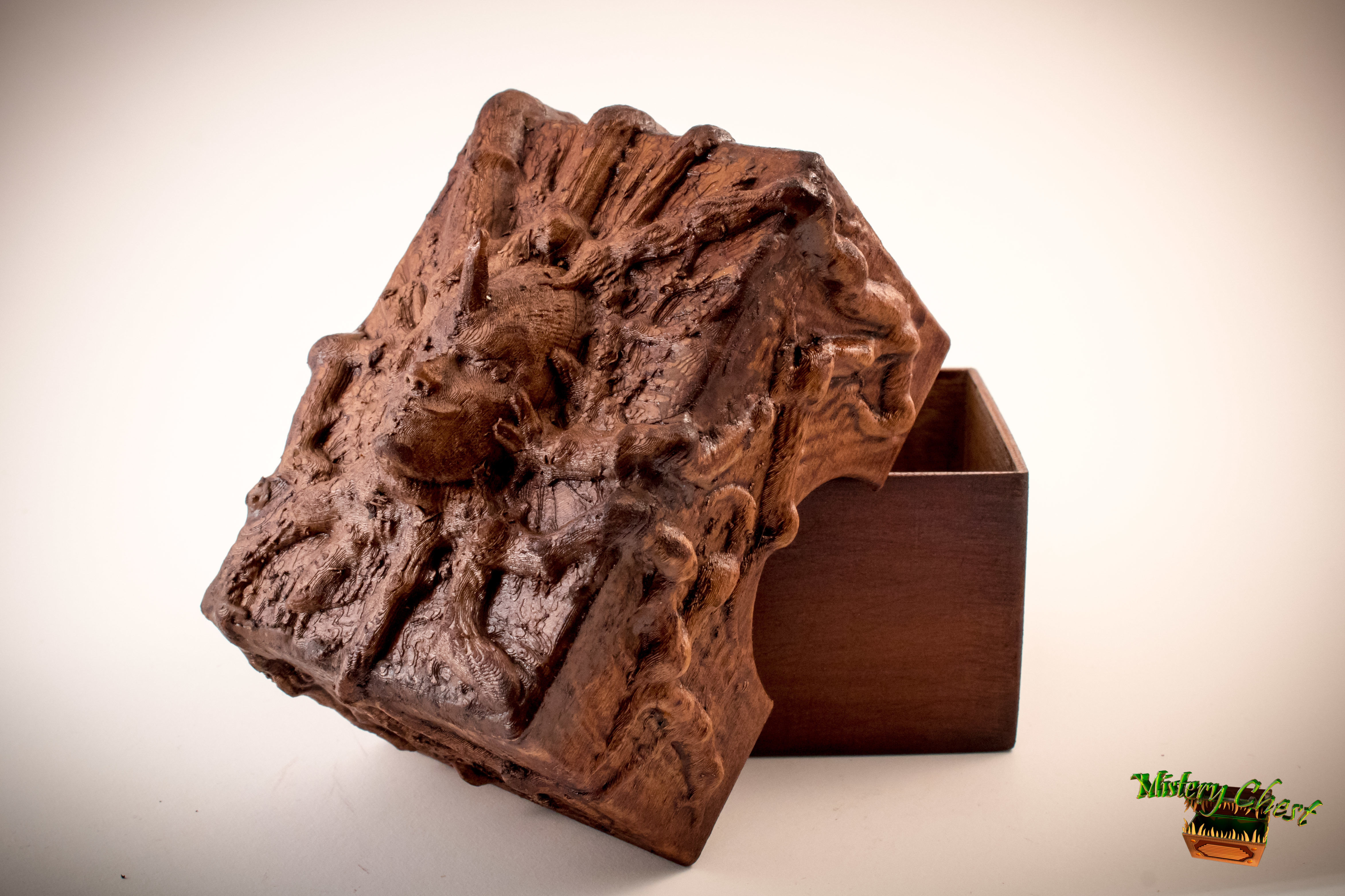 Forest Oni deck box 3D print model_2