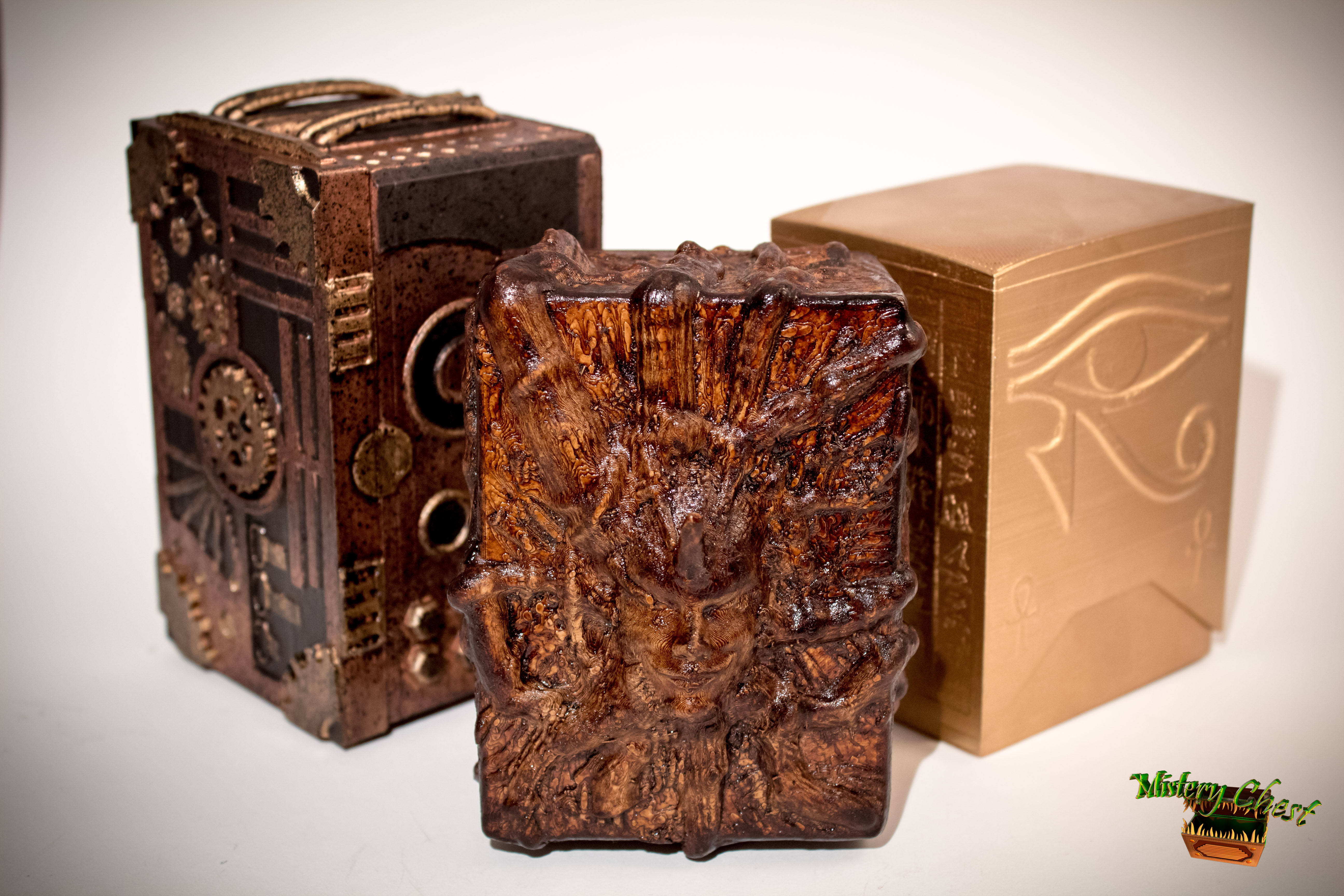 Forest Oni deck box 3D print model_4